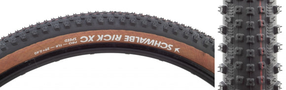 Schwalbe Rick XC Pro Tire - 29 x 2.40 Tubeless Folding BLK/Transparent Evolution Line Pro Addix SpeedGrip