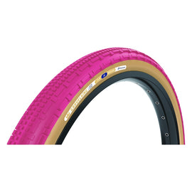 Panaracer GravelKing SK Tire - 700 x 45 Tubeless Folding Cranberry/Brown