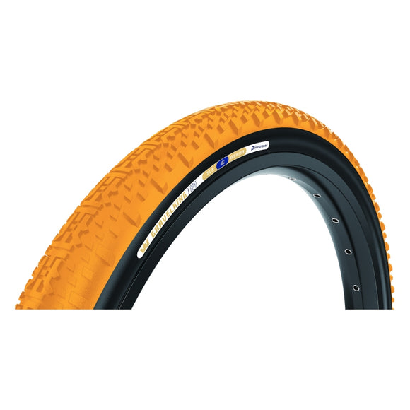 Panaracer GravelKing X1 Tire - 700 x 45 Tubeless Folding Honey Butter/Black