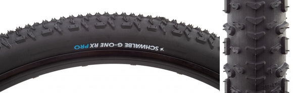 Schwalbe G-One RX Tire - 700 x 45 Tubeless Folding BLK Evolution Line Pro Addix Race