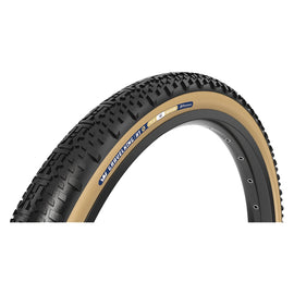 Panaracer GravelKing X1 Tire - 700 x 50 Tubeless Folding Black/Brown