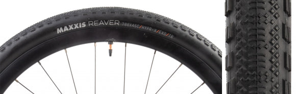 Maxxis Reaver Tire - 700 x 45 Tubeless Folding Black HYPR-X EXO