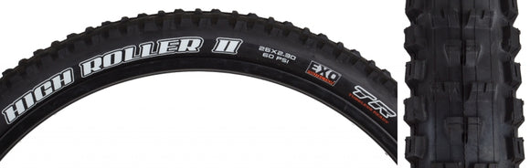 Maxxis High Roller II Tire 26''x2.30 Folding Tubeless Ready Dual EXO 60TPI Black