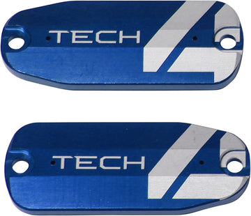 Hope Tech 4 Brake Lever Reservoir Lid - Blue Pair