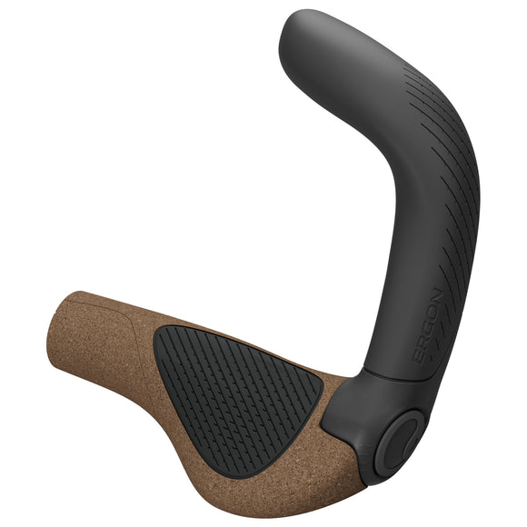 Ergon GP5 Evo BioKork Grips - Lock-On Large Black/Tan