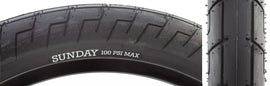 Sunday Street Sweeper Tire - 20 x 2.4 Clincher Wire Black/Black