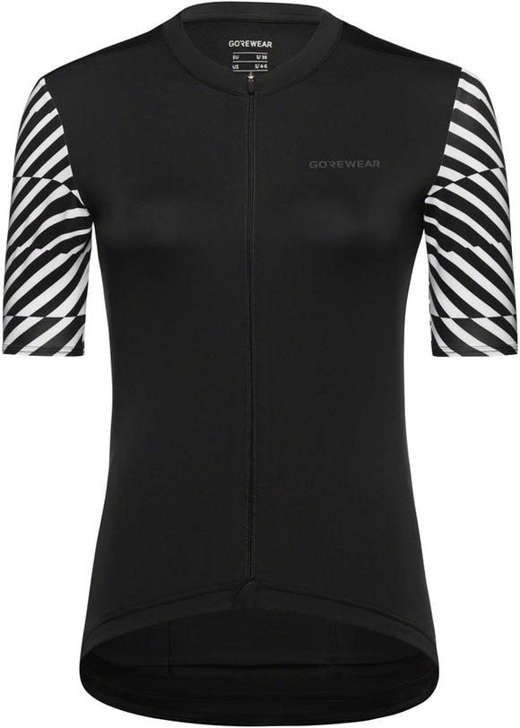 Gorewear Swiftride Optical Jersey - Black/White Women's Medium