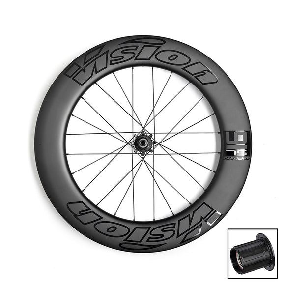 Vision Metron 91 TL DISC Wheel Rear 700C / 622 Holes: 24 15mm TA 142mm Disc Center Lock Shimano Road 11/12