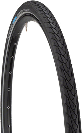 Schwalbe Marathon Plus Tire - 26 x 1 3/8 Clincher Wire BLK/Reflective Performance Line