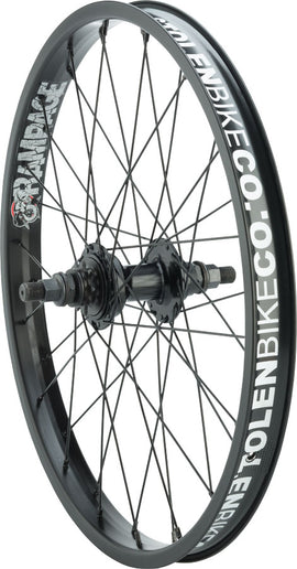 Stolen Rampage Rear Wheel - 20" 14 x 110mm Rim Brake LSD Cassette BLK Clincher