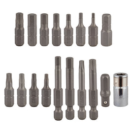 Pedros Hex Bit Set II Hex Wrenches 18 Pieces