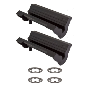 Park Tool 468B Rubber Clamp Cover with Double Cable Grooves: Pair