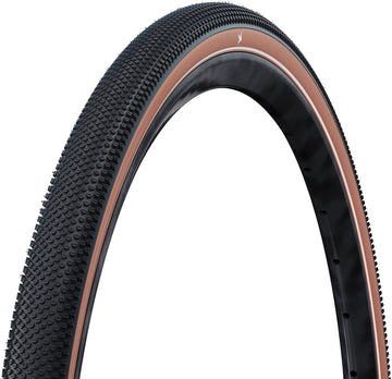 Schwalbe G-One Allround Tire - 700 x 57 / 29 x 2.25 Tubeless Folding BLK/Bronze/Reflex Performance RaceGuard Addix Green E-25