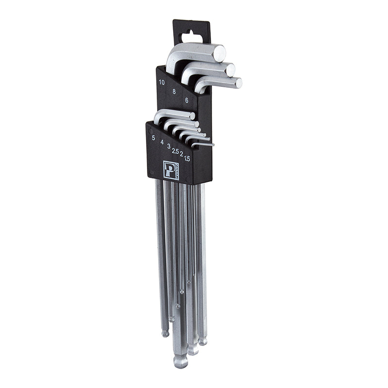 Pedros L-shaped hex wrench Set of 9