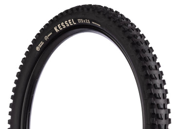 Teravail Kessel Tire - 27.5 x 2.5 Tubeless Folding BLK Durable Grip Plus Compound