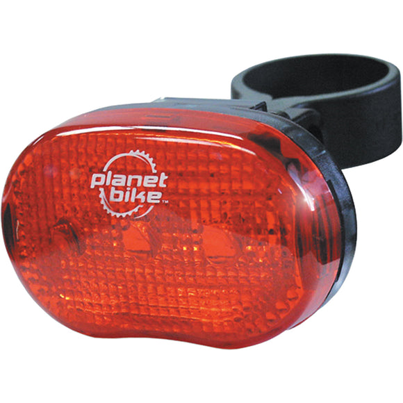 Planet Bike Blinky 3 Taillight: Red/Black