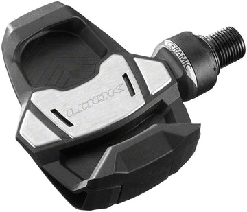 LOOK KEO Blade Carbon Ceramic Pedals - Single Sided Clipless Chromoly 9/16" BLK 56mm QF 12Nm