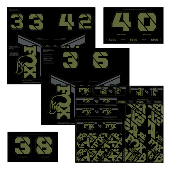 Decal Kits - Olive Drab