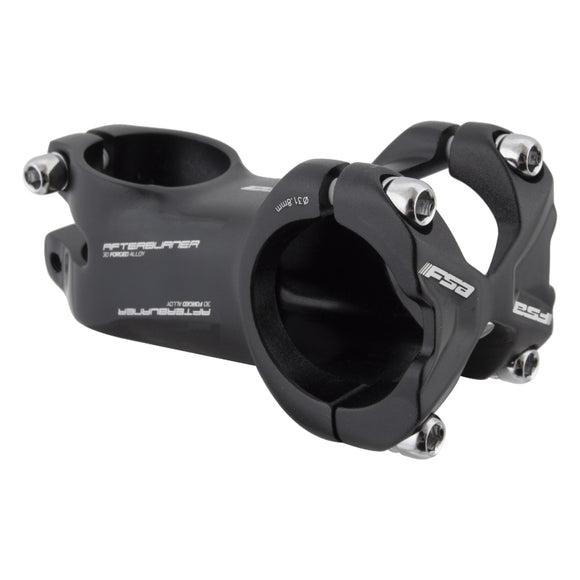 FSA Afterburner Stem 31.8mm Clamp Diameter 90mm Length ±12° Angle MTB Use – Alloy