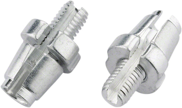 Jagwire M7 Slotted Adjusting Barrel - Aluminium Bag of 10 Silver