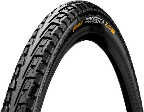 Continental Ride Tour Tire - 700b x 42 / 28 x 1-1/2 Clincher Wire BLK ExtraPuncture Belt E25