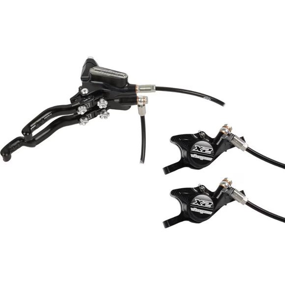 Hope Tech 3 X2 Duo Disc Brake Lever - Right Hand Front Rear Hydraulic Post Mount BLK