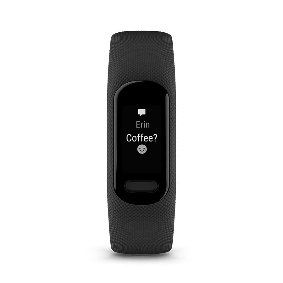 Garmin vivosmart 5 L Watch Watch Color: Black Wristband: Black - Silicone