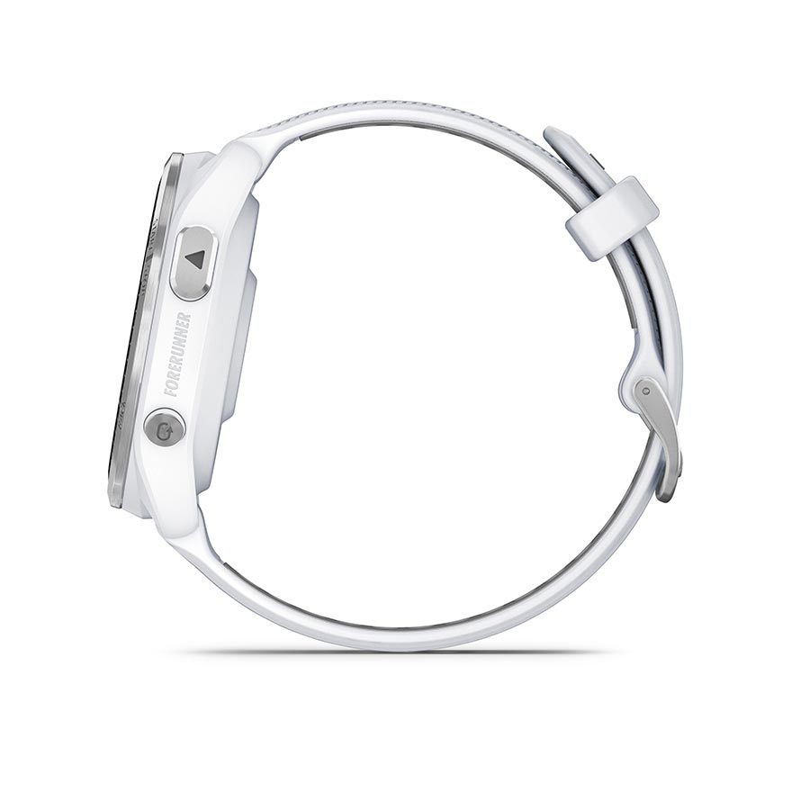 Garmin Forerunner 965 Watch Watch Color: Whitestone Wristband: Whitestone/Powder Grey - Silicone