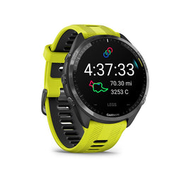 Garmin Forerunner 965 Watch Watch Color: Amp Yellow Wristband: Amp Yellow/Black - Silicone