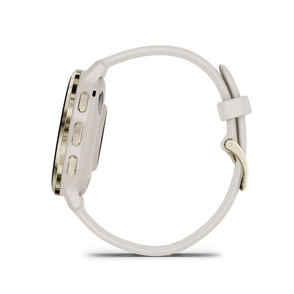 Garmin Venu 3S Watch Watch Color: Ivory Wristband: Ivory - Silicone