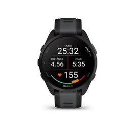 Garmin Forerunner 165 Music Running Watch - Black/Slate Gray