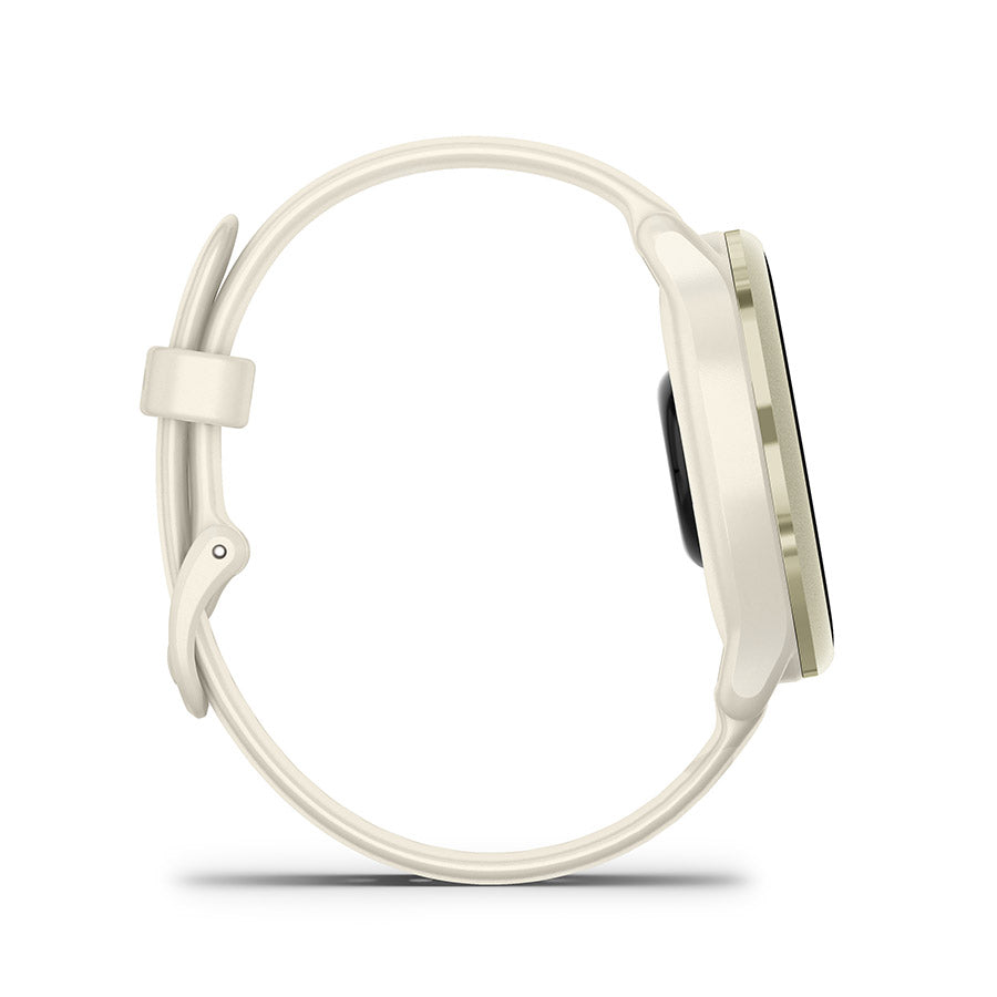 Garmin vivoactive 6 Watch Watch Color: Gold Wristband: Bone - Silicone