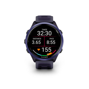 Garmin Forerunner 570 47mm Watch Watch Color: Indigo Wristband: Translucent Imperial Purple/Indigo - Silicone