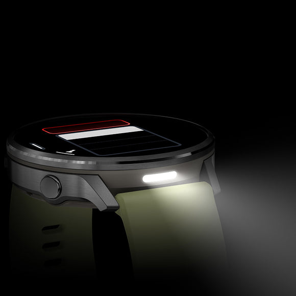 Garmin Venu 4 45mm Watch Watch Color: Silver Wristband: Citron - Silicone