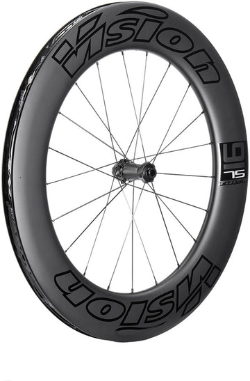 Vision Metron 91 TL Front Wheel Tubeless 700c 21H Spoke Count Disc Brake Center Lock Rotor Mount – BLK