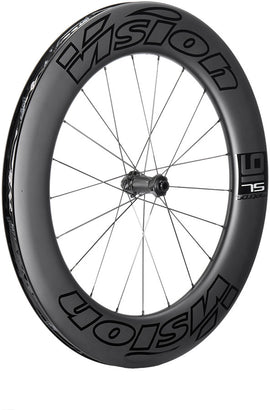 Vision Metron 91 TL Front Wheel Clincher 700c Lightweight Carbon Disc Brake Center Lock Rotor Mount – BLK