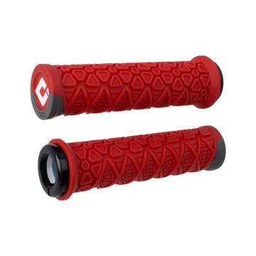 ODI Vanquish Grips - Red/Graphite Lock-On