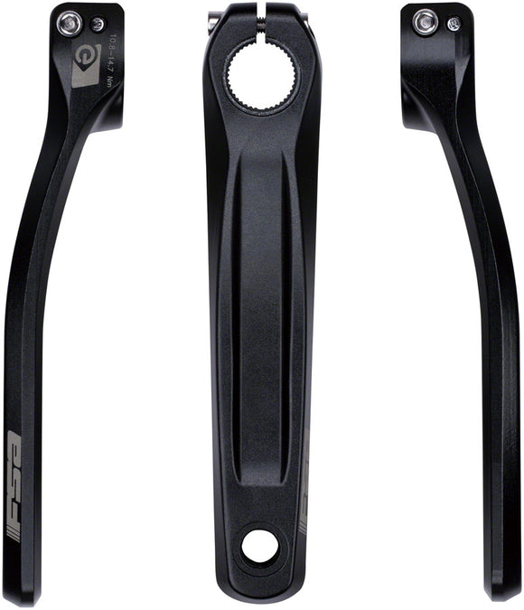 Full Speed Ahead CK-751 Shimano STEPS E8000/E7000/E6100 Ebike Crank Arm Set - 165mm S spline Bolts BLK
