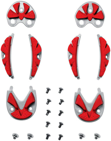 SIDI SRS Carbon Ground Inserts - Red 45-48