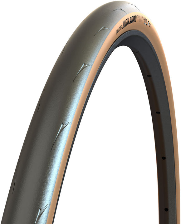 Maxxis High Road Tire - 700 x 28 Tubeless Folding Black/Tan HYPR K2