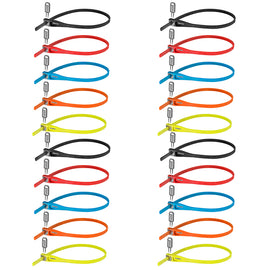 Hiplok Z Lok 20 Count Zip Key Lock Multi Color