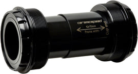 CeramicSpeed T47/73 Bottom Bracket - Shimano MTB Coated Races Black