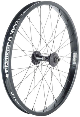 Stolen Rampage Pro Front Wheel - 20" 3/8" x 100mm Rim Brake Black