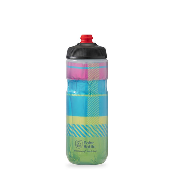 Polar/Hydrapak Breakaway Insulated 20oz Water Bottle 591ml / 20oz Green/Blue