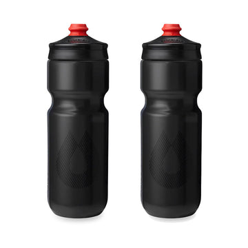 Polar/Hydrapak Breakaway Surge 2 pack Water Bottle 740ml / 25oz Charcoal Set