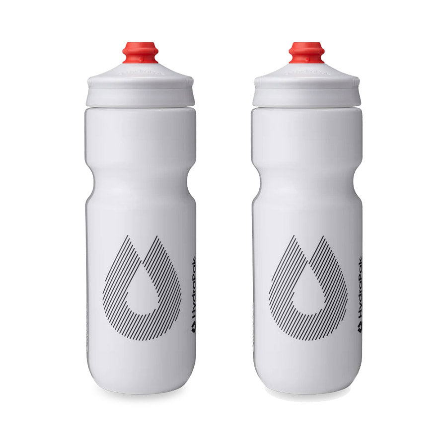 Polar/Hydrapak Breakaway Surge 2 pack Water Bottle 740ml / 25oz White Set