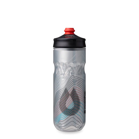 Hydrapak Polar Surge Ascent Insulated Water Bottle - 20oz Silver