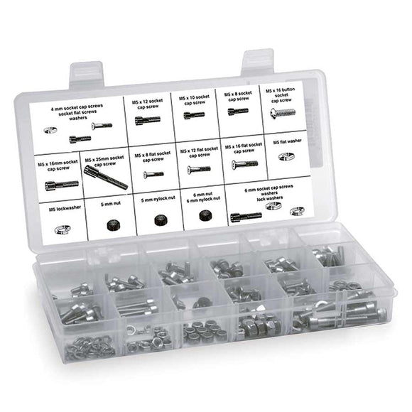 Wheels Manufacturing 456mm Fastener Kit - 218 Pieces of Stainless Steel Bolts Nuts Washers