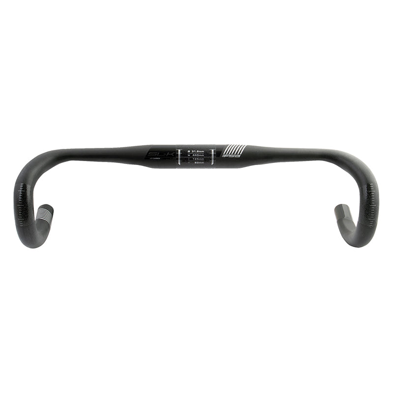 Full Speed Ahead SL-K Compact Drop Handlebar - Carbon 31.8mm 44cm Blac ...