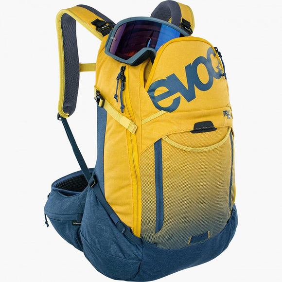 EVOC Trail Pro 26 Protector backpack 26L Curry/Denim SM